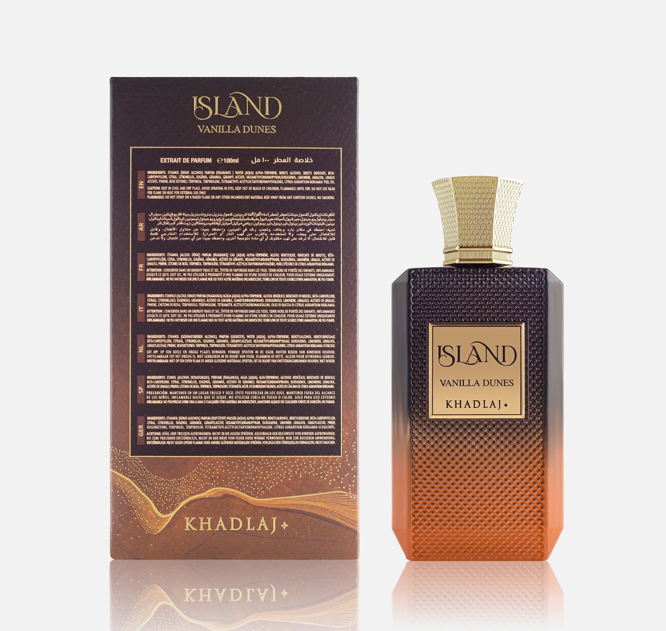 KHADLAJ ISLAND VANILLA DUNES 100 ML EXTRAIT DE PARFUM SPRAY