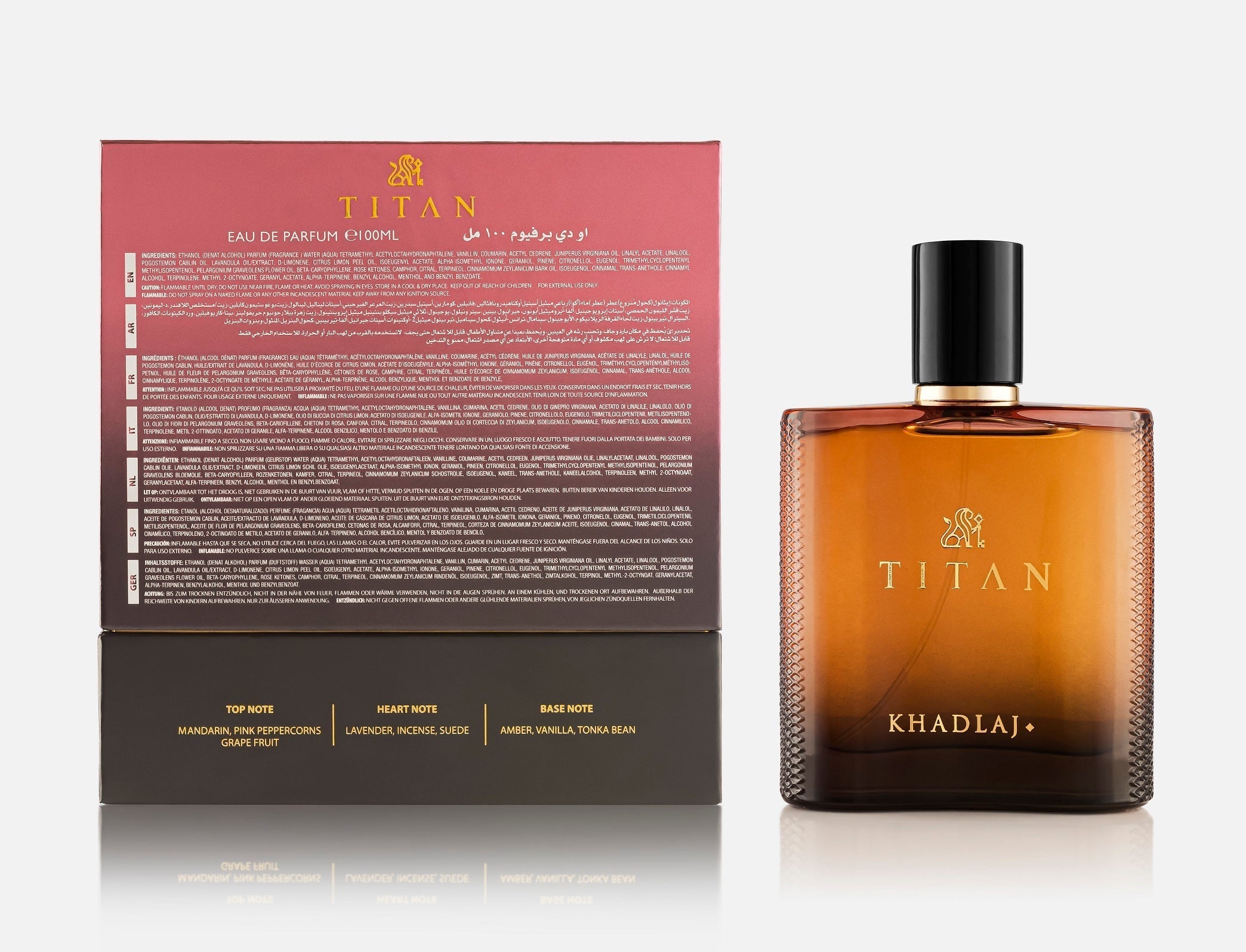 KHADLAJ TITAN 100 ML EAU DE PARFUM SPRAY FOR MEN