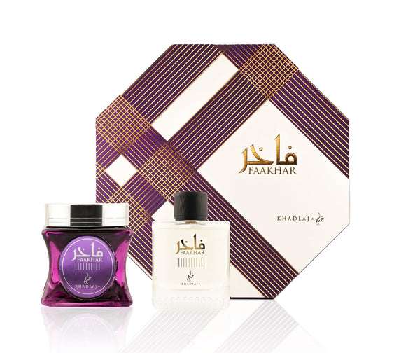 FAAKHAR 2 PIECES GIFT SET - Khadlaj Perfumes